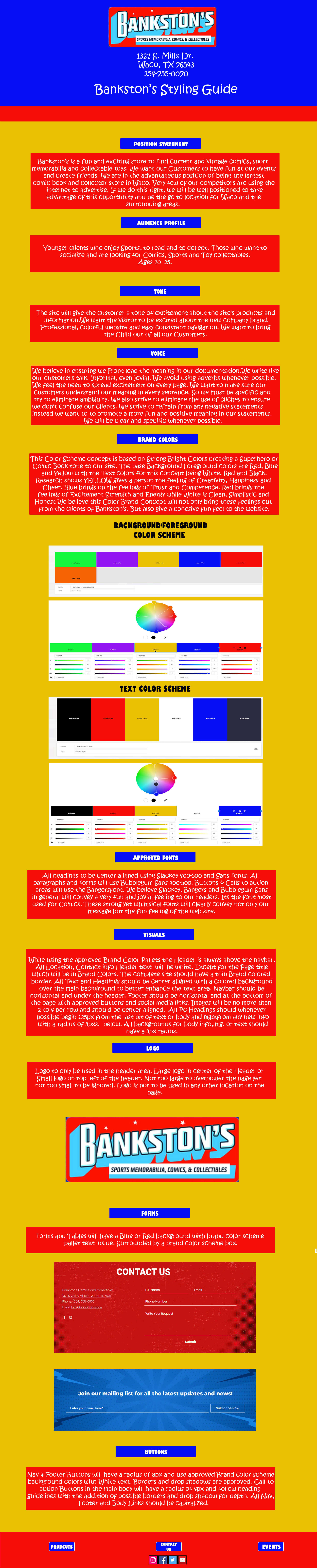 img of Bankston's Style guide 