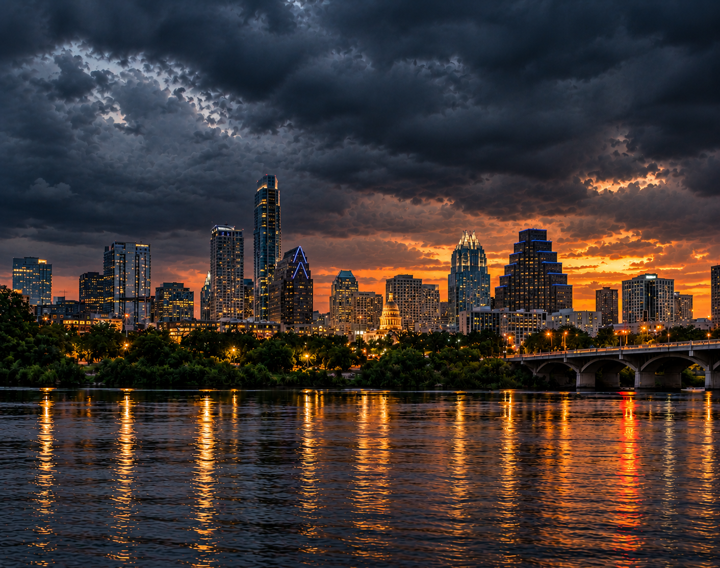 Image of Austin TX. Skyline