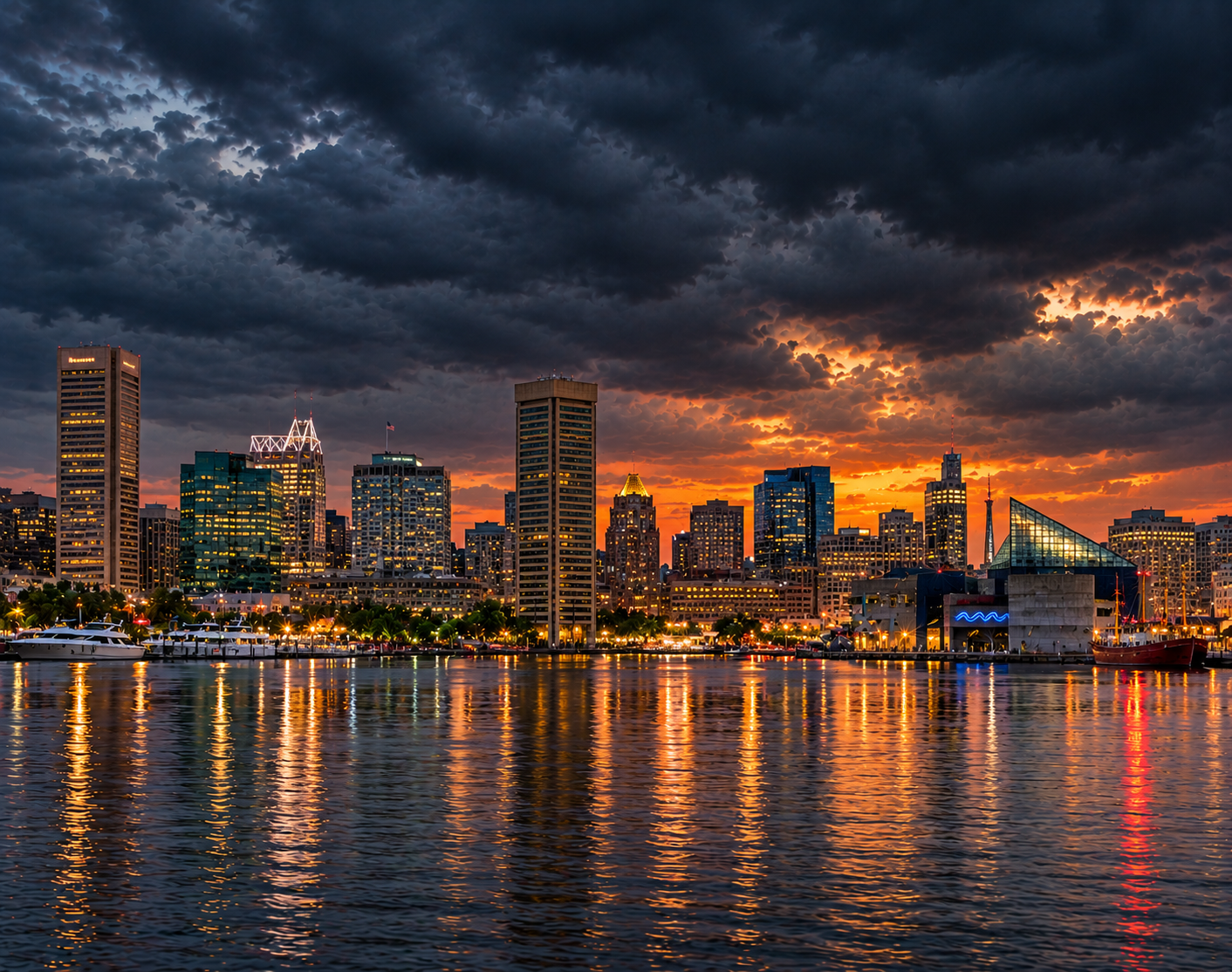 Image of Baltimore Maryland Skyline