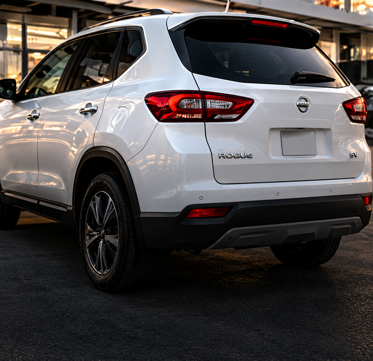 SUV after dent repair.