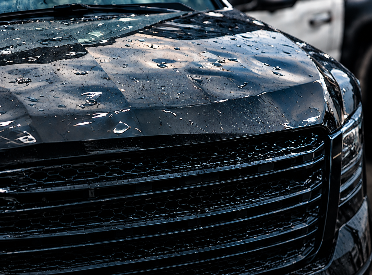 Hail Damaged Car