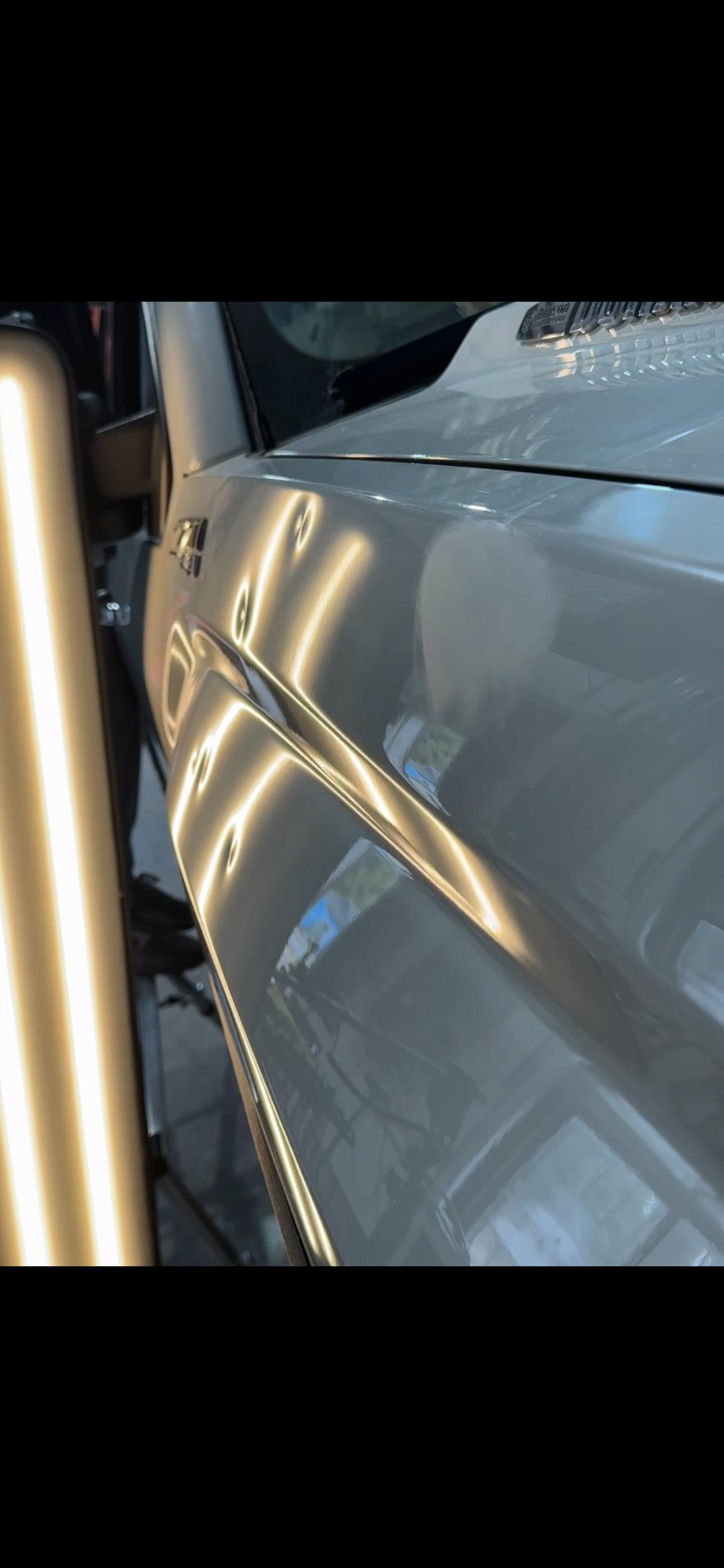 Dented car