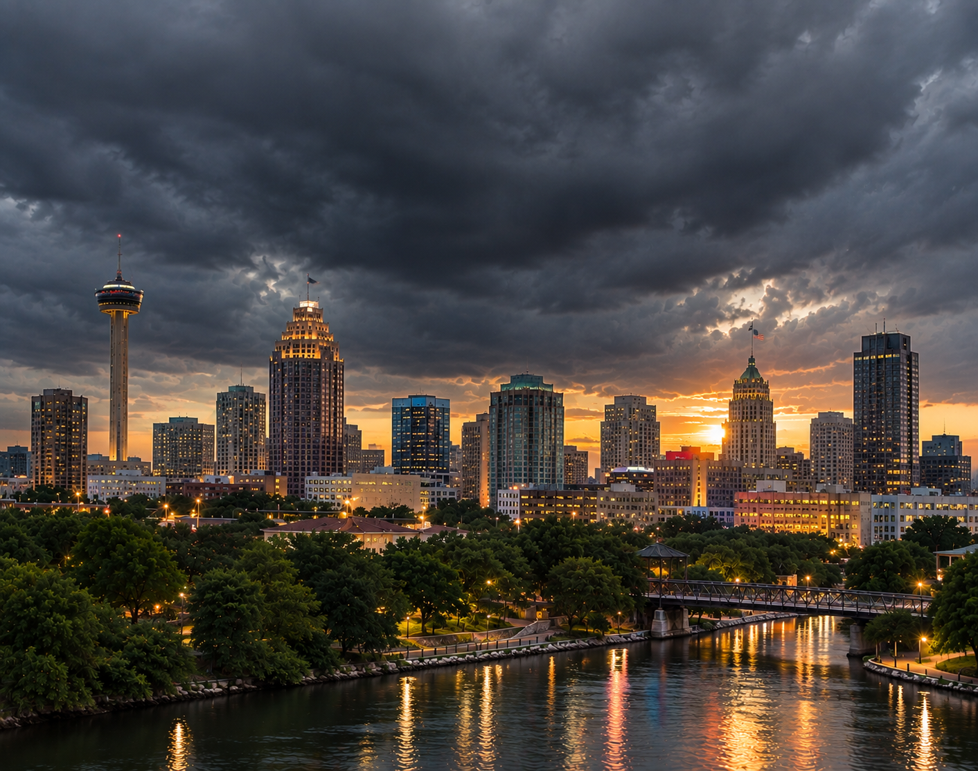 Image of San Antonio TX. Skyline
