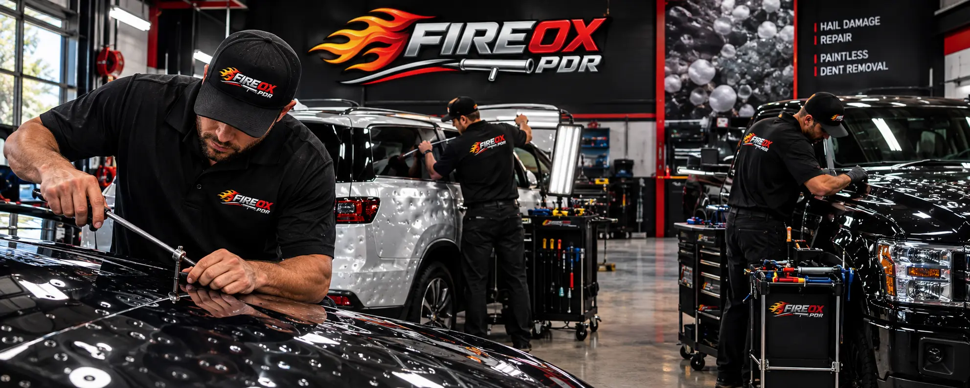 Map of the US with FireOx PDR Logo