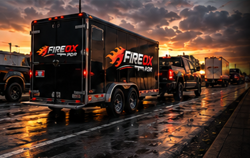Image of FireOx PDR Trucks on the Move